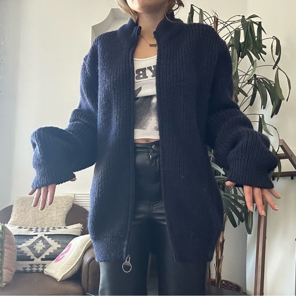 BARBOUR Wool Cardigan XL - Picture 2 of 4